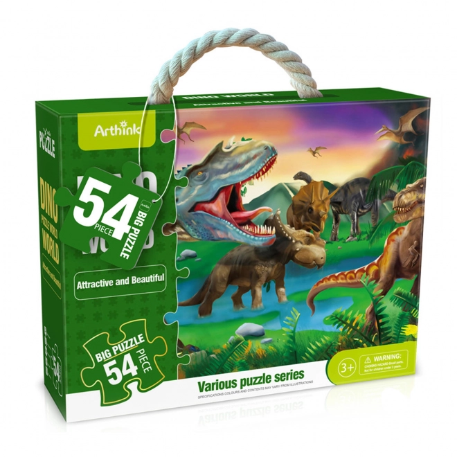 Maxi puzzle s dinosaurima - 54 dijelova 87 x 58 cm