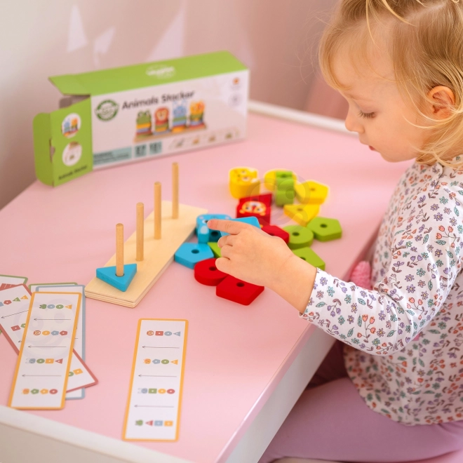 Woopie Montessori Životinjska Piramida 27 kom