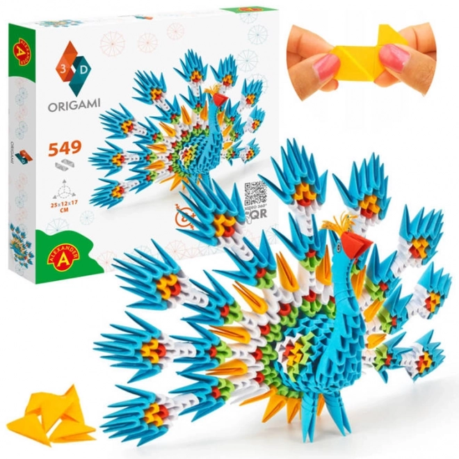 Kreativni Origami 3D Paun od Alexandera