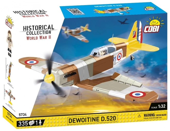 COBI 5734 II SVJ Dewoitine D.520, 1:32, 335 k, 1 f