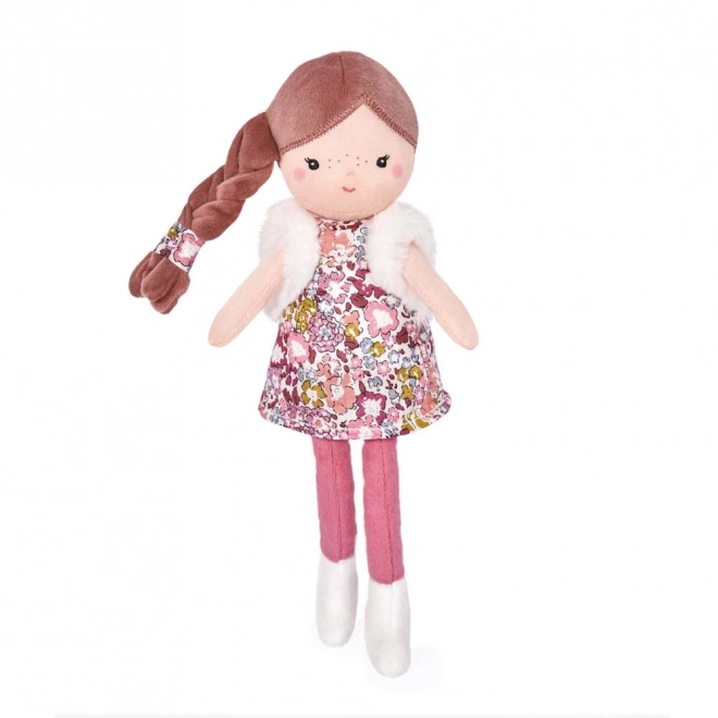 Doudou Jolijou Lutkica Julia 25 cm ružičasta