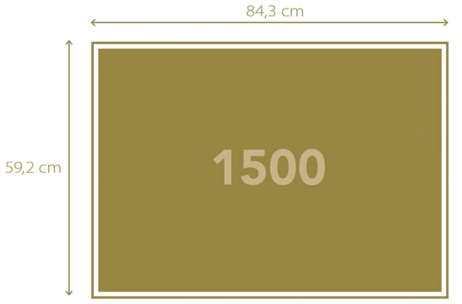 Puzzle 1500 dijelova Compact Rim