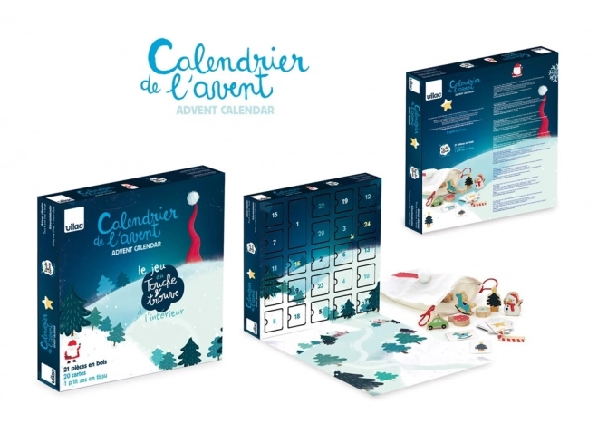 Vilac Adventni kalendar Dotakni se i pronađi