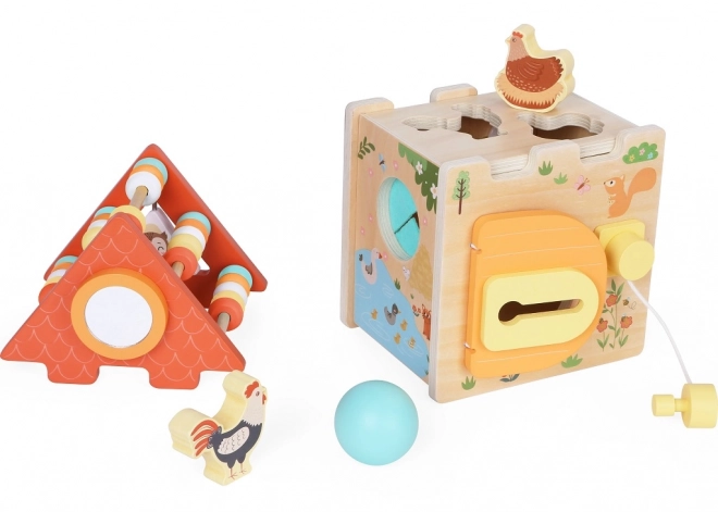 2Kids Toys Motoricna kocka Farma 2 u 1