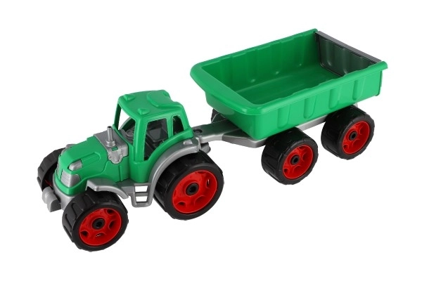 Traktor s prikolicom plastika 53cm na slobodno kretanje u mreži