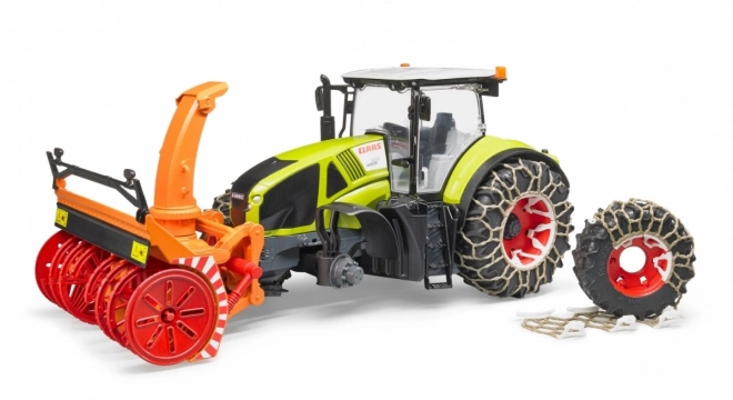 Bruder traktor Class Axion 950 sa snježnim frezama