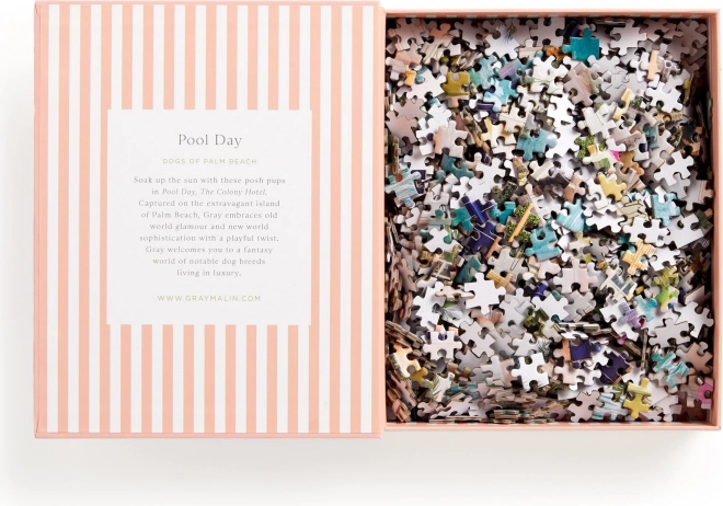 Puzzle Kraj bazena u Palm Beacha 1000 dijelova
