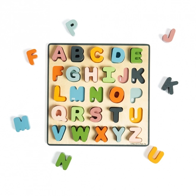 Bigjigs Toys Drvene puzzle velika slova - ABC