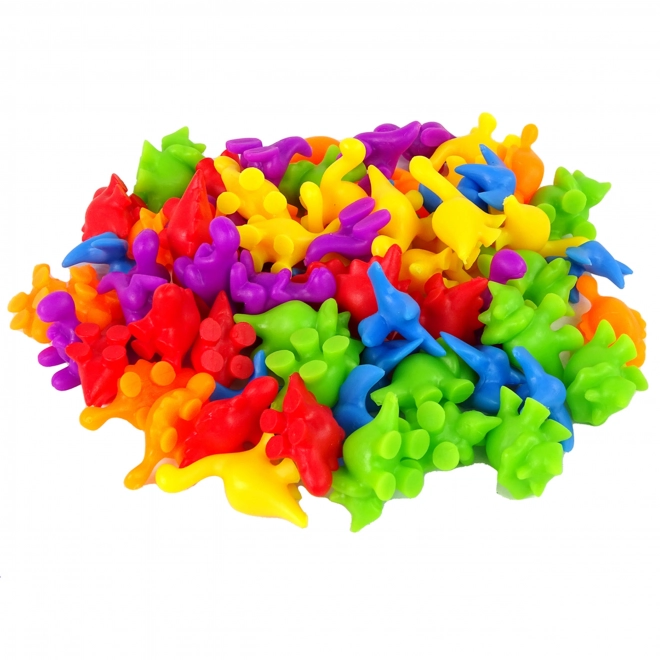 WOOPIE Edukativni Set Učenje Brojanja Montessori Dino Puzzle 95 kom