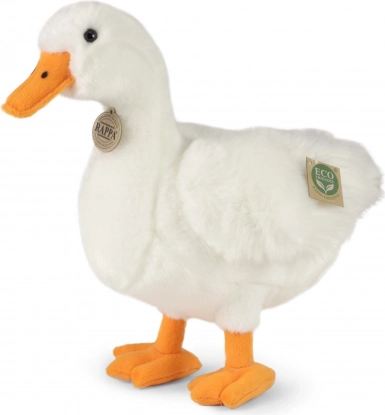 Rappa plišana patka bijela 33 cm eco-friendly