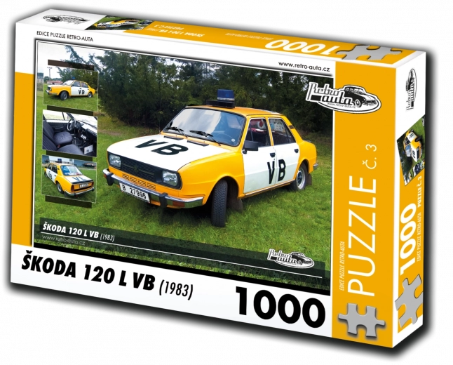 Puzzle RETRO-AUTA Škoda 120 L VB 1000 dijelova