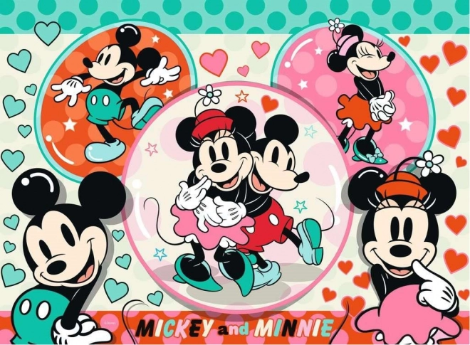 Puzzle RAVENSBURGER Mickey i Minnie: Sanjani par