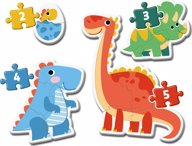 Clementoni moje prva puzzle dinosauri 4u1