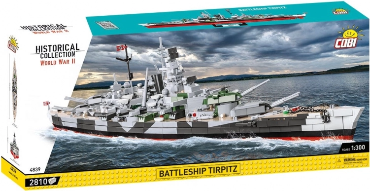 COBI Historical Collection – bojni brod TIRPITZ (1:300, 2810 dijelova)