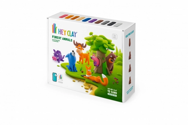 Hey Clay plastična set Šumske životinje