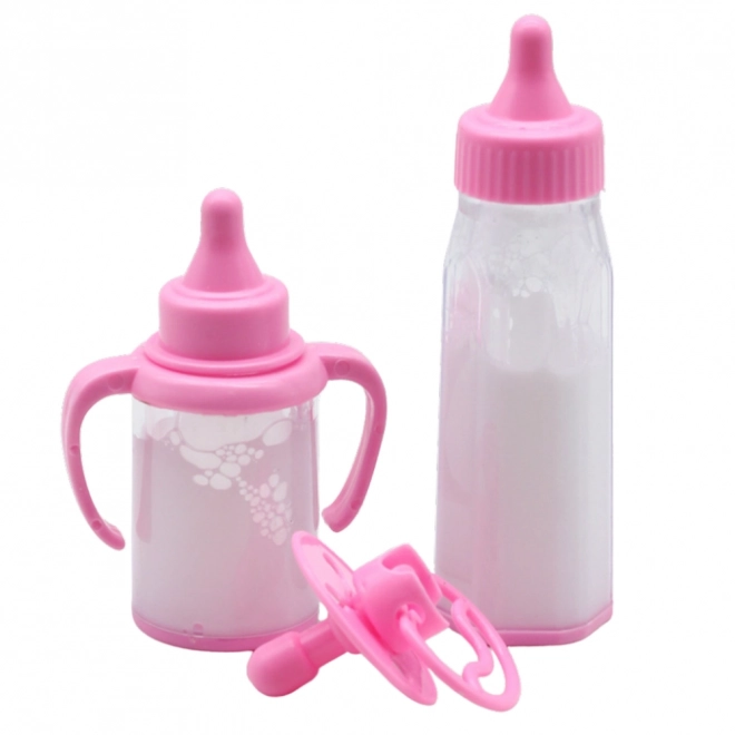 Set za bebe s bočicom i čarobnim nestajućim mlijekom za lutke