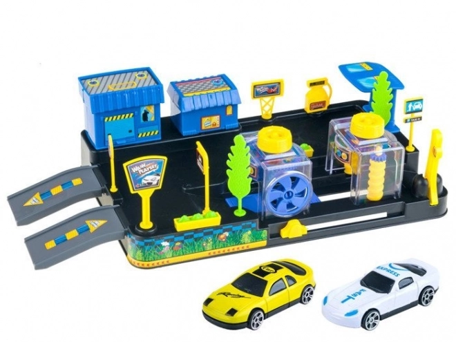 Perionica automobila i benzinska postaja za aute