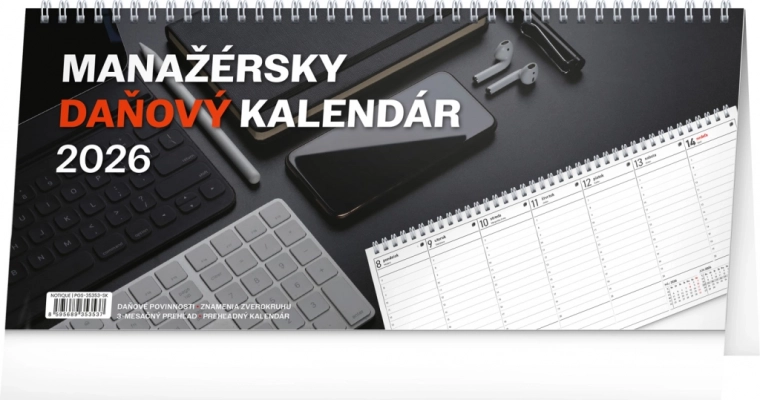 Stolni kalendar Menadžerski porezni 2026