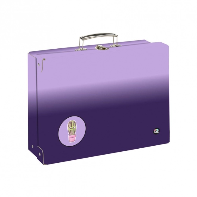 Kofer za školski pribor OXY NEXT Ombre Purple, format A4