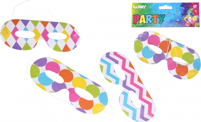 Party maska za lice 16x7 cm - 6 komada