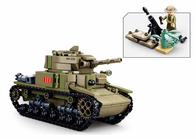 Sluban Army M38-B0711 Srednji talijanski tenk 2u1
