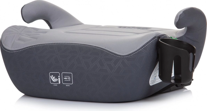 CHIPOLINO Povišeni jastuk Wing i-Size 125-150cm Isofix, Siva Pepeljara