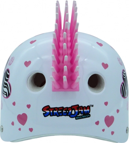 Kaciga Zebra sa srdašcima
