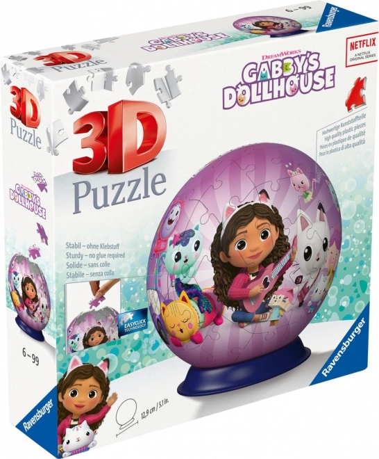 3D puzzleball Gabbin čarobni kućica 72 dijela RAVENSBURGER