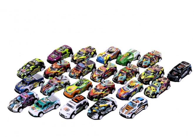 Set autića na kotačima Power Cars šareni 50 komada
