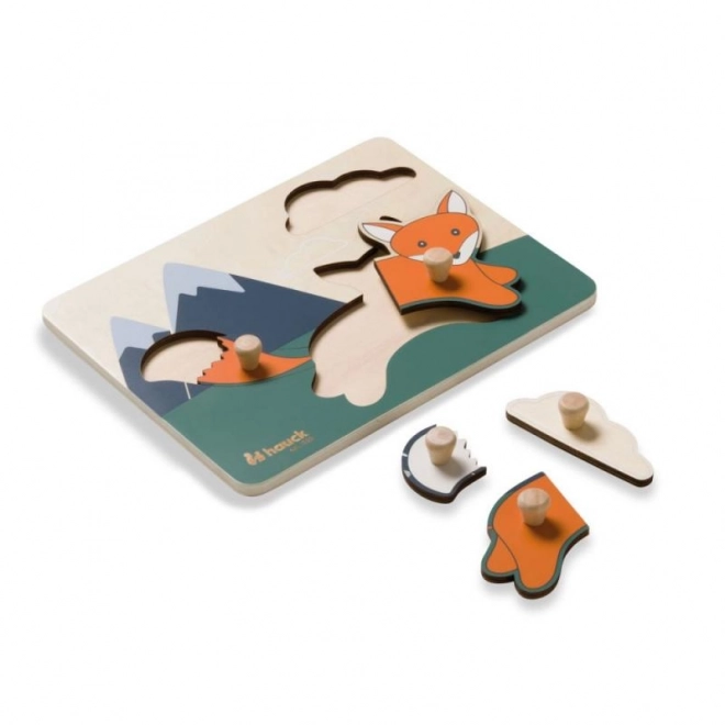 Drvene puzzle - Lisica