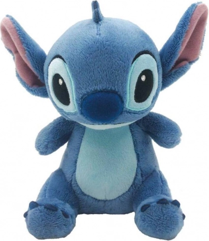 Stitch sjedeća plišana igračka plava 18 cm