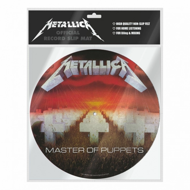 Podloga na gramofon s motivom Metallica - Master of Puppets