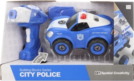 Vijčani policijski auto s daljinskim upravljanjem i bušilicom