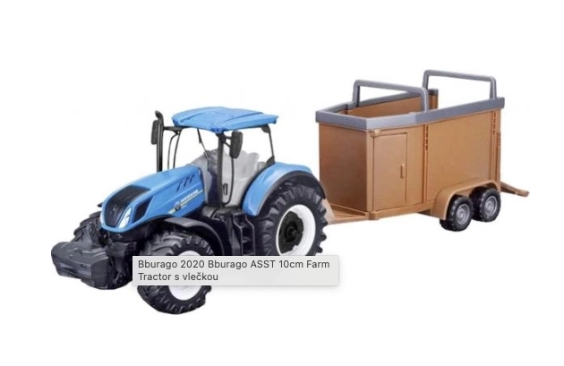 Traktor s prikolicom Bburago