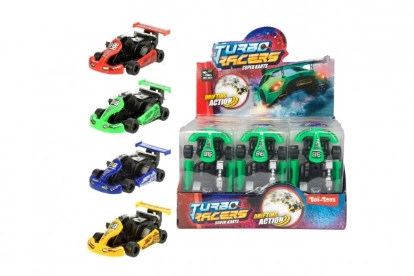 Plastična karting vozilica 9 cm - razne boje