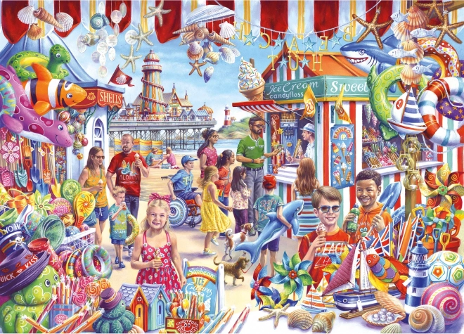 Puzzle Suveniri na plaži 1000 dijelova