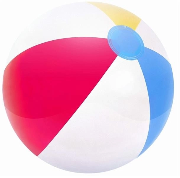 Nafukajući balon s duginim prugama - 61 cm