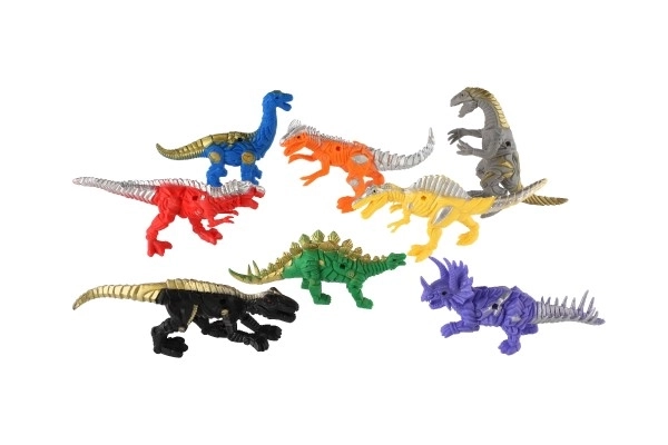 Dinosaurus/Drak 8 kom plast 14-17cm u vrećici 22x35x7cm