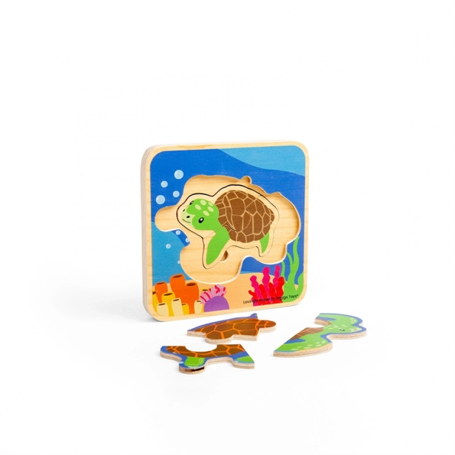 Bigjigs Toys Puzzle Životni ciklus Želve