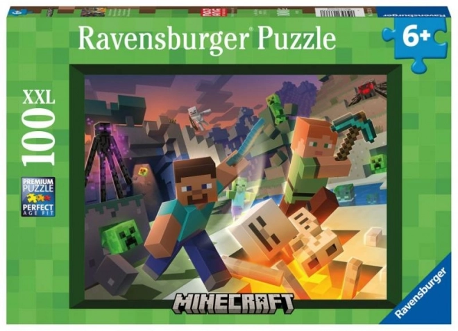 Ravensburger puzzle Minecraft: Čudovišta iz Minecrafta 100 dijelova