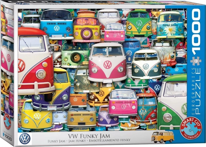 EUROGRAPHICS Puzzle Volkswagen Bus: Funky Jam 1000 komada