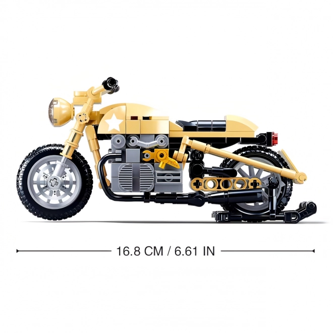 Sluban ModelBricks Vojni motocikl