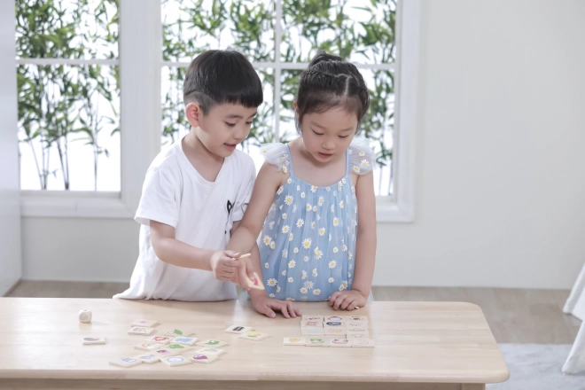 VIGA edukativna igra drvene puzzle za učenje osjetila