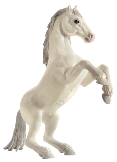 Realistična figurica bijelog konja Mojo Mustang