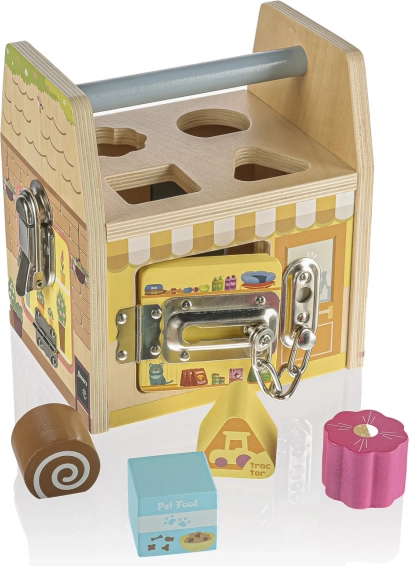 Drvena Montessori kocka, 2023