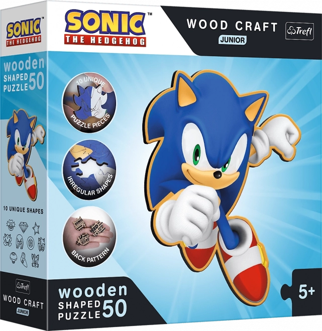Drvene puzzle Sonic 50 komada