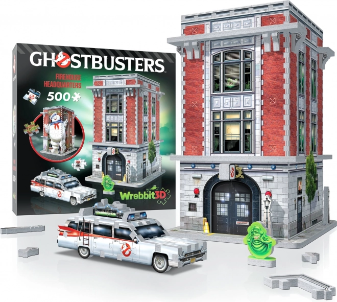 WREBBIT 3D puzzle Ghostbusters: Vatrogasna postaja istjerivača duhova 500 komada