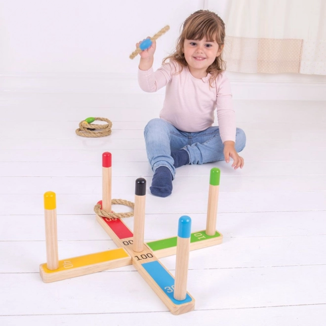 Bigjigs Toys Bacanje krugova