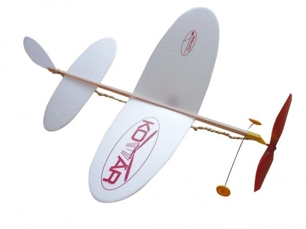 Avion Komar baciti model na gumu polistiren/drvo 38x31cm u vrećici