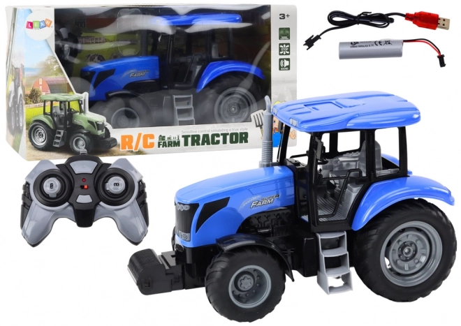 Daljinski upravljan traktor RC 2.4G Zvukovi Plavi